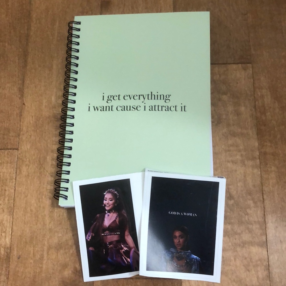 Ariana Grande Notebook & Stickers